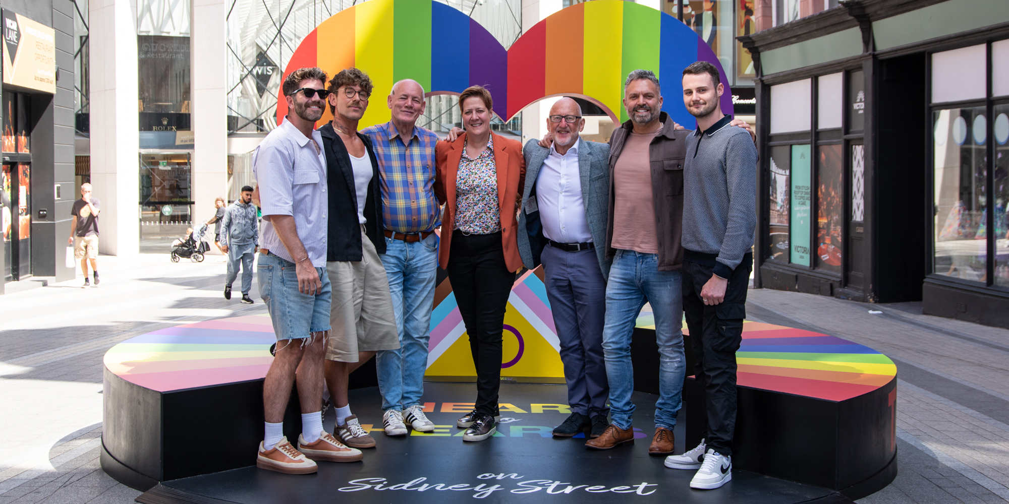 Victoria Leeds Unveils ‘Heart To Hearts on Sidney Street’ to Encourage Connection and Celebrate Leeds Pride 2025