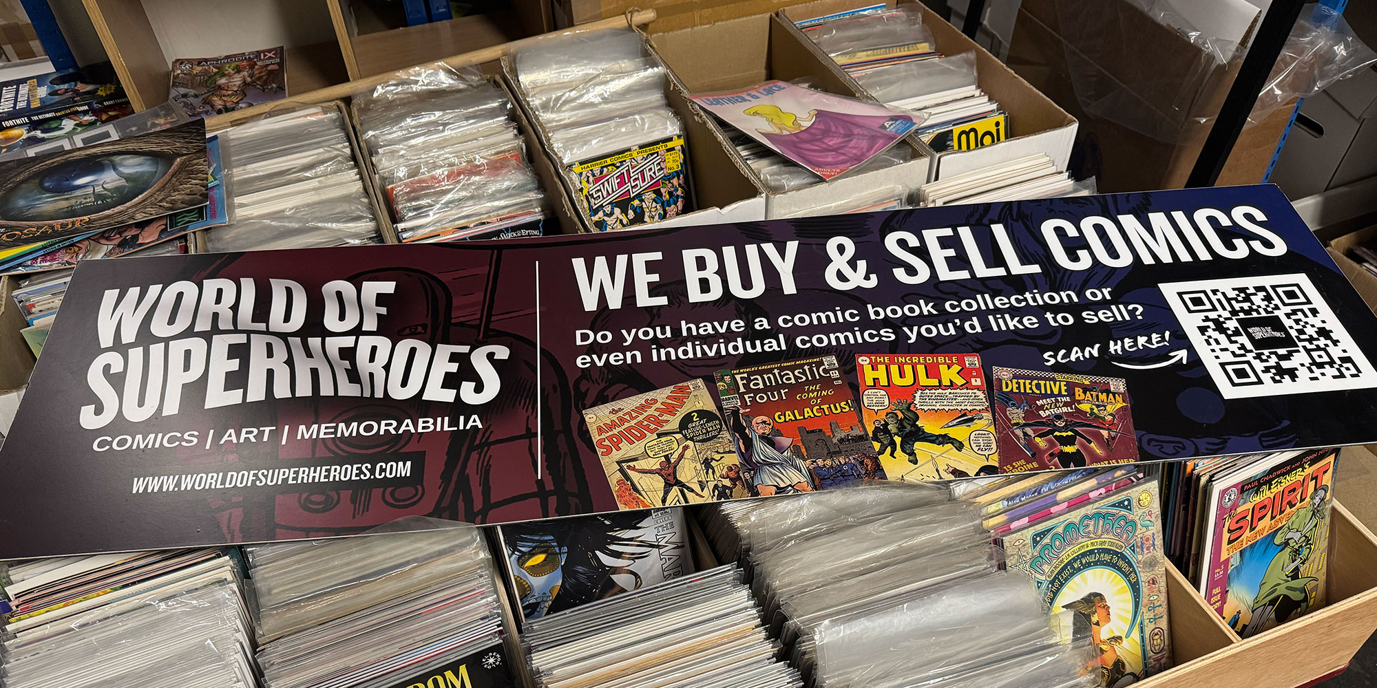 Enter a World of Superheroes